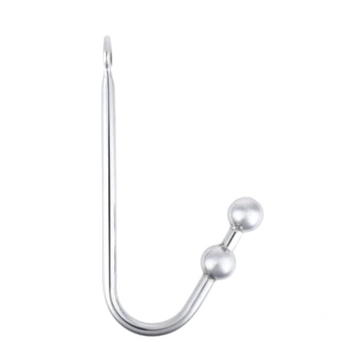 Anal Hooks Anal 4417 Hook Pleasurable Steel Stainless Two Balls 1007